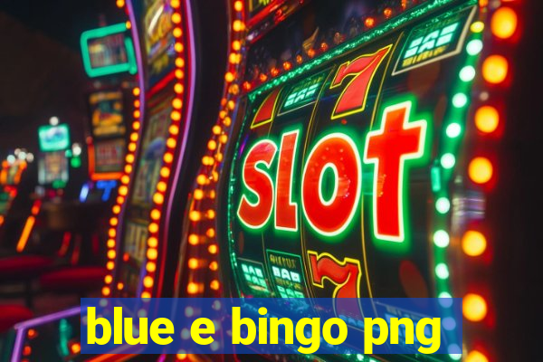 blue e bingo png